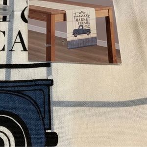Farmers Market Country Truck Table Runner 13” X 68” Decor *NEW*